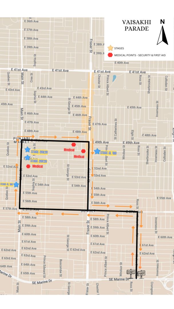 Vaisakhi new route 2026